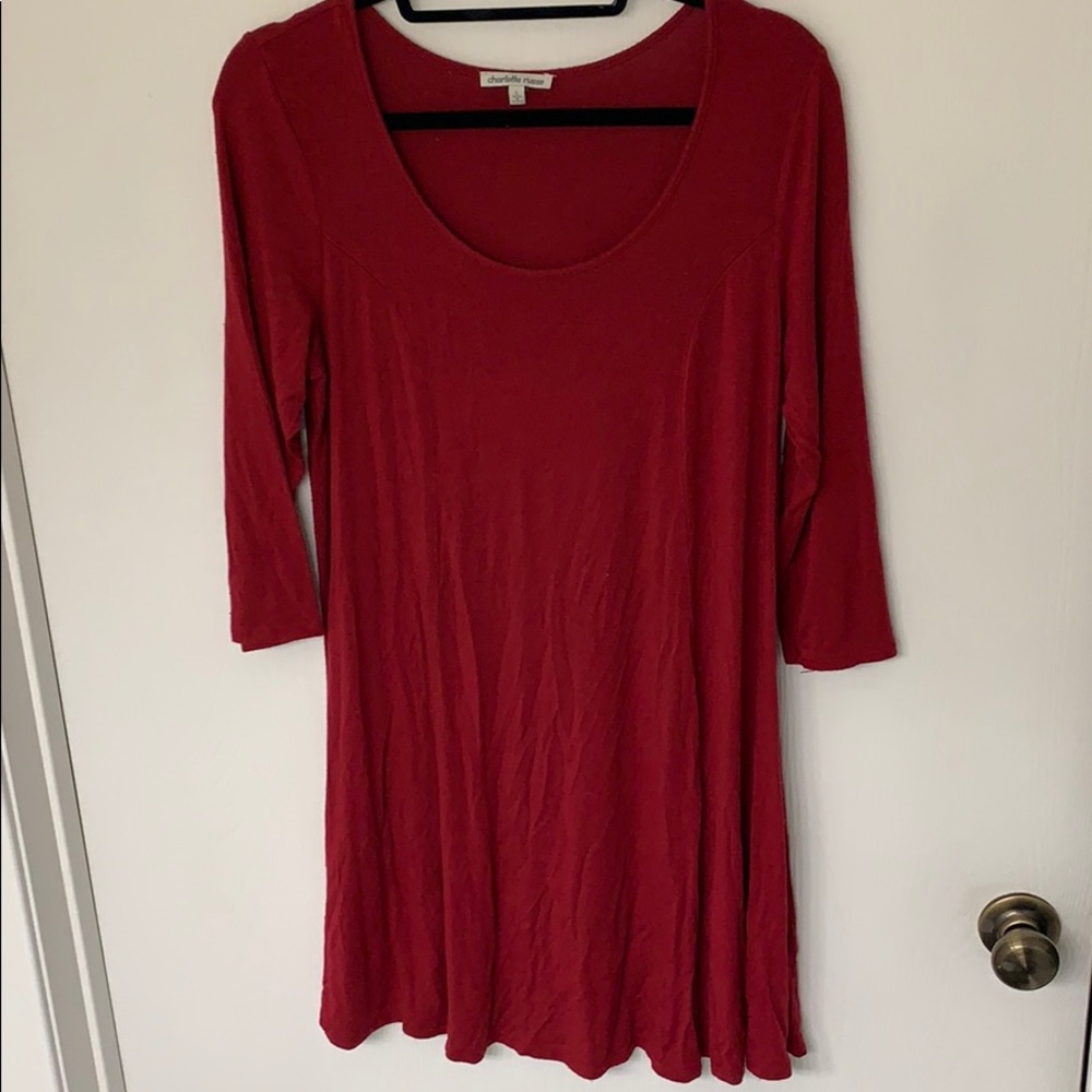 Red Quarter sleeve dress